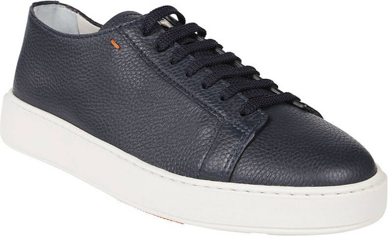 Santoni Vochtige sneakers Blauw Heren