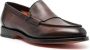 Santoni Donkerbruine Grover Loafers Brown Heren - Thumbnail 3