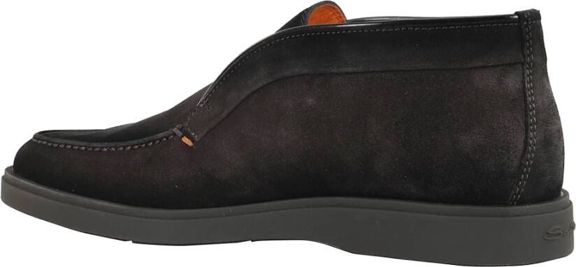 Santoni Donkergrijze Dragon Enkellaars
