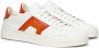 Santoni Dubbele Gesp Leren Sneakers Multicolor Dames - Thumbnail 6