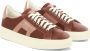 Santoni Dubbele Gesp Fluweel Sneakers Multicolor Dames - Thumbnail 2