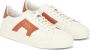 Santoni Dubbele Gesp Leren Sneakers Multicolor Dames - Thumbnail 2