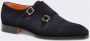 Santoni Dubbele gesp loafer - Thumbnail 2