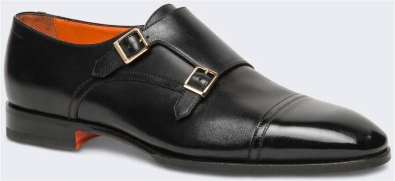 Santoni Dubbele gesp loafer
