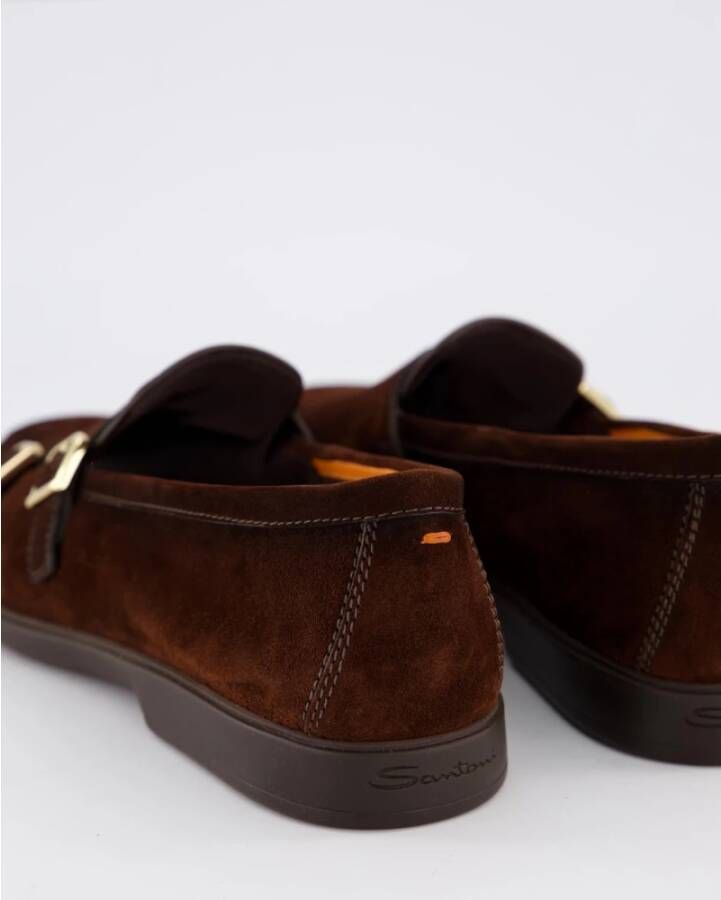 Santoni Dubbele Gesp Loafer voor Heren