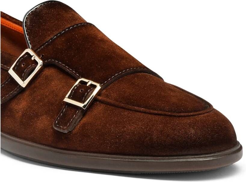 Santoni Dubbele gesp loafer voor heren