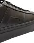Santoni Dubbele Gesp Zwarte Sneaker Black Heren - Thumbnail 8