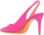 Santoni Elegante Grosgrain Slingback Pumps Paars Dames - Thumbnail 9