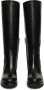 Santoni Elegante Leren Laars Black Dames - Thumbnail 2