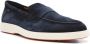 Santoni Elegante Leren Schoen Blue Heren - Thumbnail 3