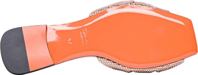 Santoni Flat Sandals Pink Dames