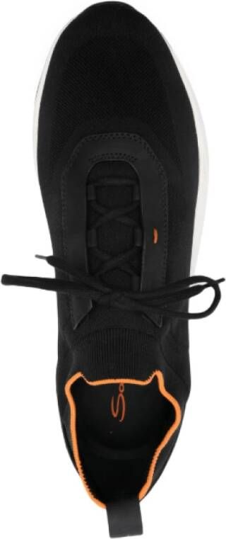 Santoni Gebreide Sneakers met Panelen