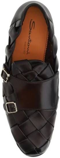 Santoni Geweven Loafers