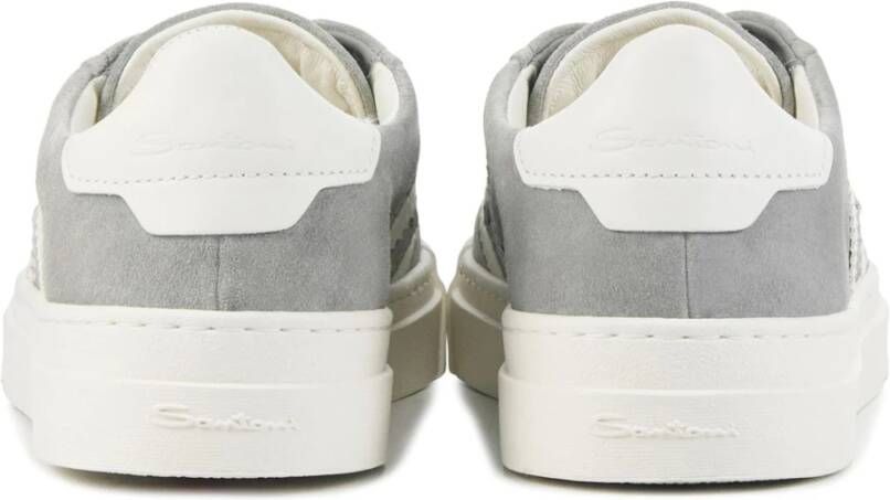 Santoni Grijze Sneakers Gray Heren