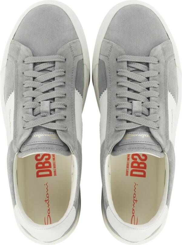 Santoni Grijze Sneakers Gray Heren