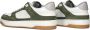 SANTONI Lage Sneakers Heren 21865 Maat: 40 Materiaal: Leer Kleur: Wit - Thumbnail 3