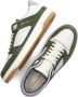 SANTONI Lage Sneakers Heren 21865 Maat: 40 Materiaal: Leer Kleur: Wit - Thumbnail 5