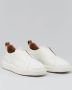 Santoni Handgemaakte Leren Slip-On Sneaker White Heren - Thumbnail 2