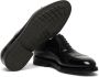 Santoni Handgemaakte leren Oxford schoen Black Heren - Thumbnail 5