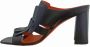 Santoni Heeled Mules Black Dames - Thumbnail 3
