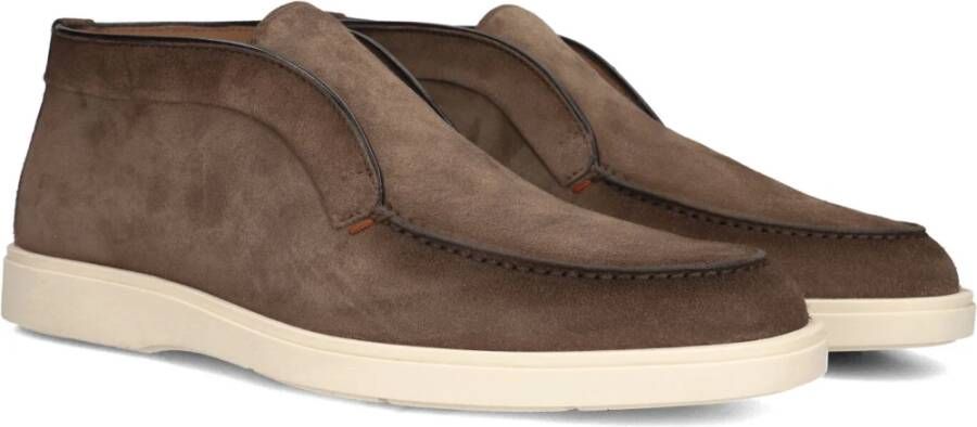 Santoni Heren Instappers Sue Klep Instap Brown Heren