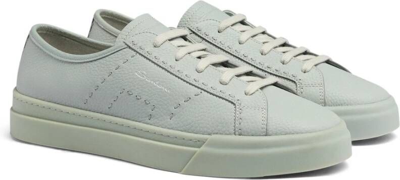 Santoni Heren leren sneaker
