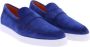 Santoni Heren Loafer Blue Heren - Thumbnail 4