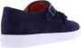 Santoni Stijlvolle heren sneakers van leer Blauw Heren - Thumbnail 4