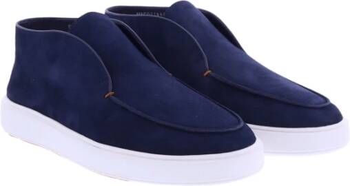 Santoni Heren Sneaker Loafer Blue Heren