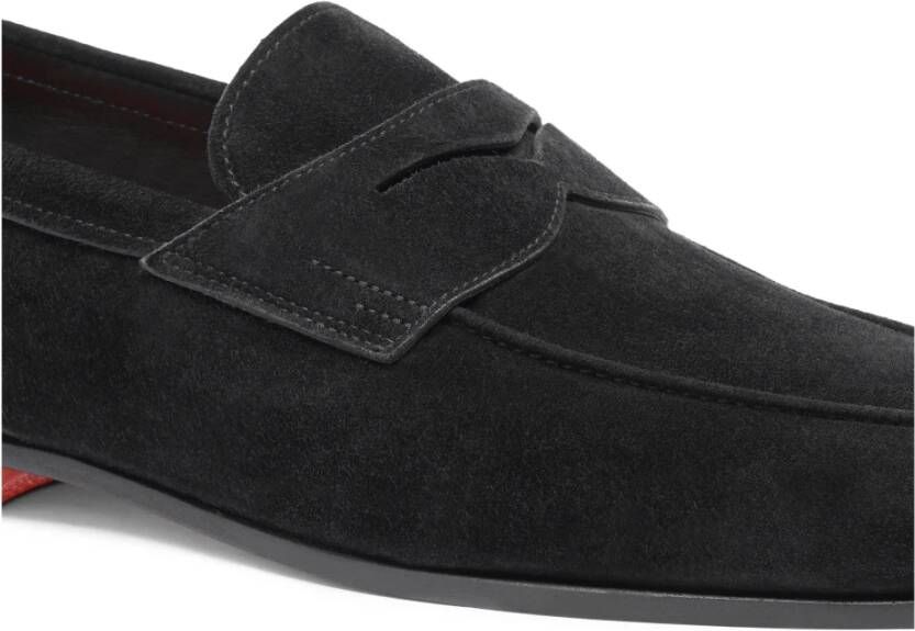 Santoni Heren suède Carlo instapper Orange Heren