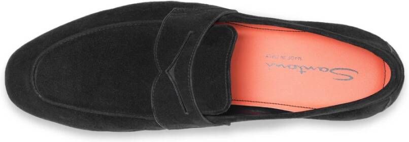 Santoni Heren suède Carlo instapper Orange Heren