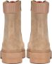 Santoni Italiaanse Leren Enkellaarzen Gray Dames - Thumbnail 2