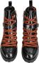 Santoni Italiaanse Leren Enkellaarzen Heather Stijl Black Dames - Thumbnail 4