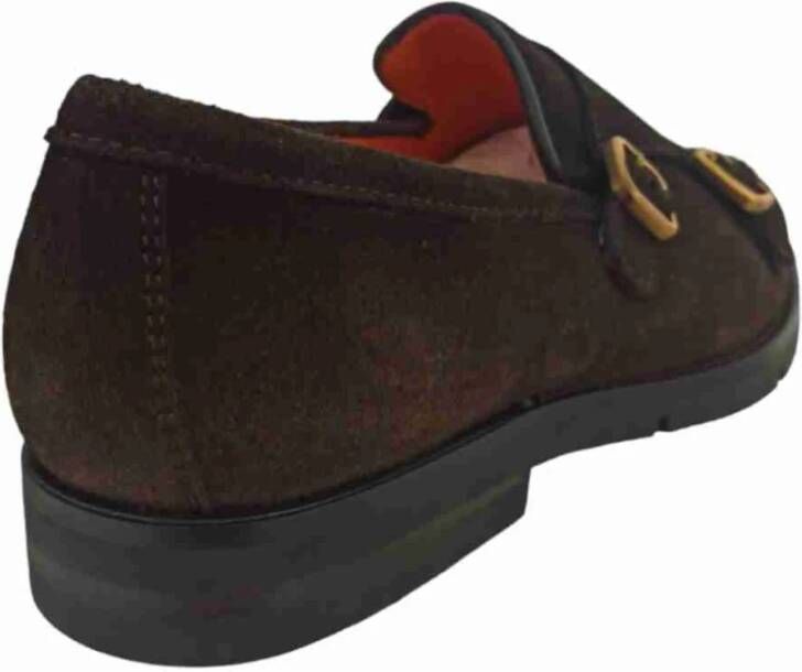 Santoni Klassieke leren loafers