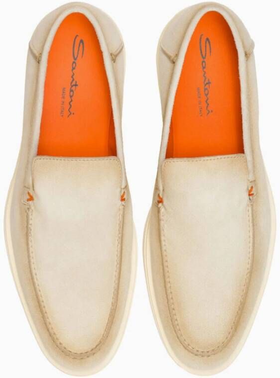 Santoni Klassieke Leren Loafers