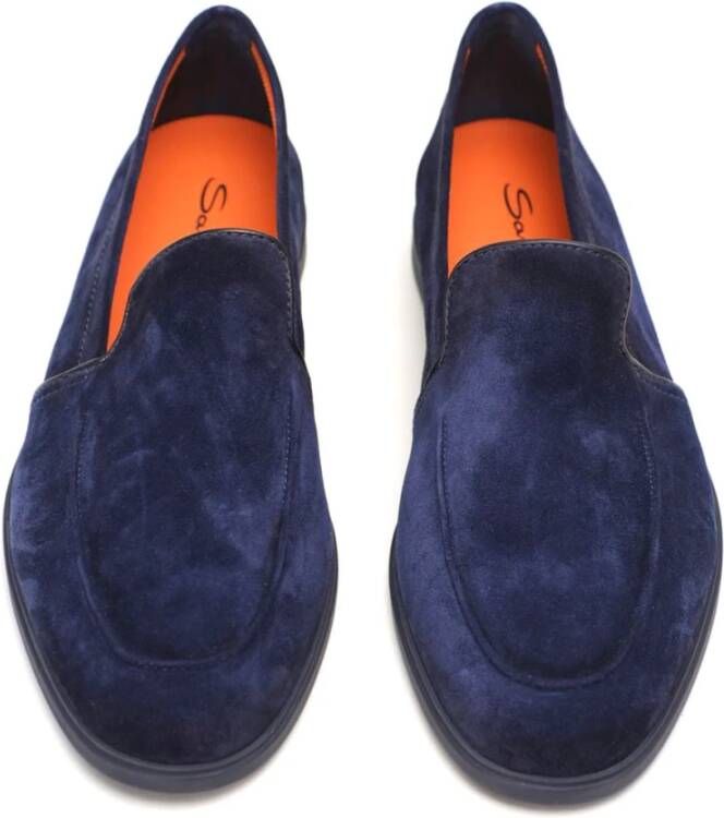 Santoni Klassieke Leren Loafers