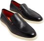Santoni Klassieke Leren Loafers Black Heren - Thumbnail 2