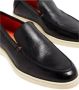 Santoni Klassieke Leren Loafers Black Heren - Thumbnail 4