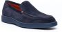 SANTONI Instappers Heren Detroit 17824 Dz Maat: 43 Materiaal: Suède Kleur: Blauw - Thumbnail 3