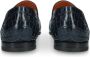 Santoni Klassieke Leren Loafers Blue Heren - Thumbnail 3