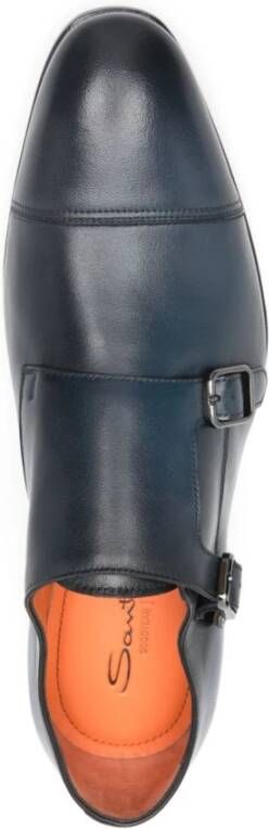 Santoni Klassieke Leren Monnik Schoenen