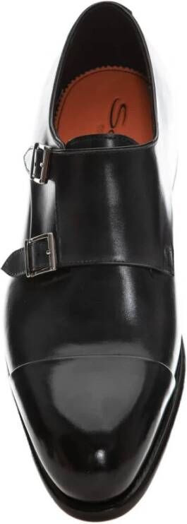 SANTONI Nette Schoenen Heren Carter 11652 Maat: 6 5 Materiaal: Leer Kleur: Zwart - Foto 3