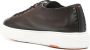 Santoni Koffiebruine Vetersneaker - Thumbnail 2