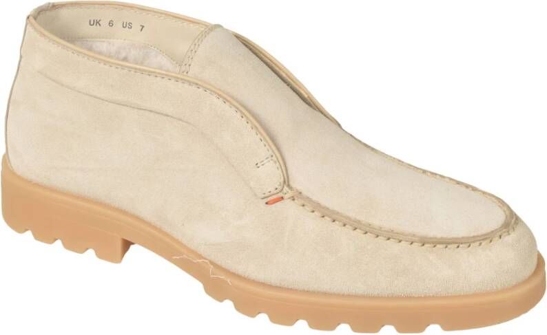 Santoni Platte schoenen voor vrouwen Beige Heren