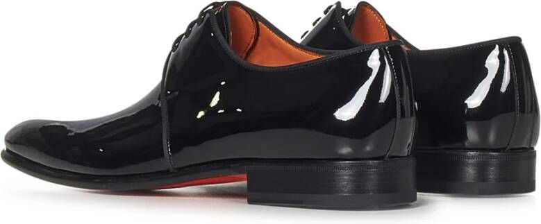 Santoni Laced Shoes Black Heren