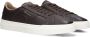 SANTONI Lage Sneakers Heren Grain Led Sneaker Maat: 43 5 Materiaal: Leer Kleur: Bruin - Thumbnail 2