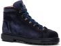 Santoni Leren Bergwandelschoenen Blue Heren - Thumbnail 2