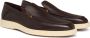 Santoni Leren instapper voor heren Brown Heren - Thumbnail 3