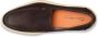 Santoni Leren instapper voor heren Brown Heren - Thumbnail 4
