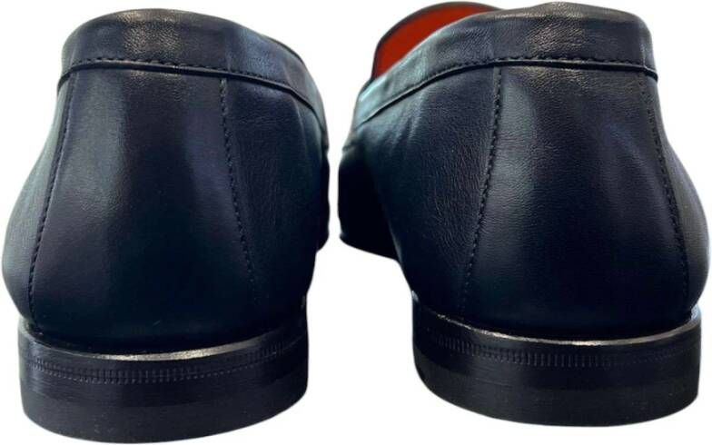 Santoni Leren loafers voor heren